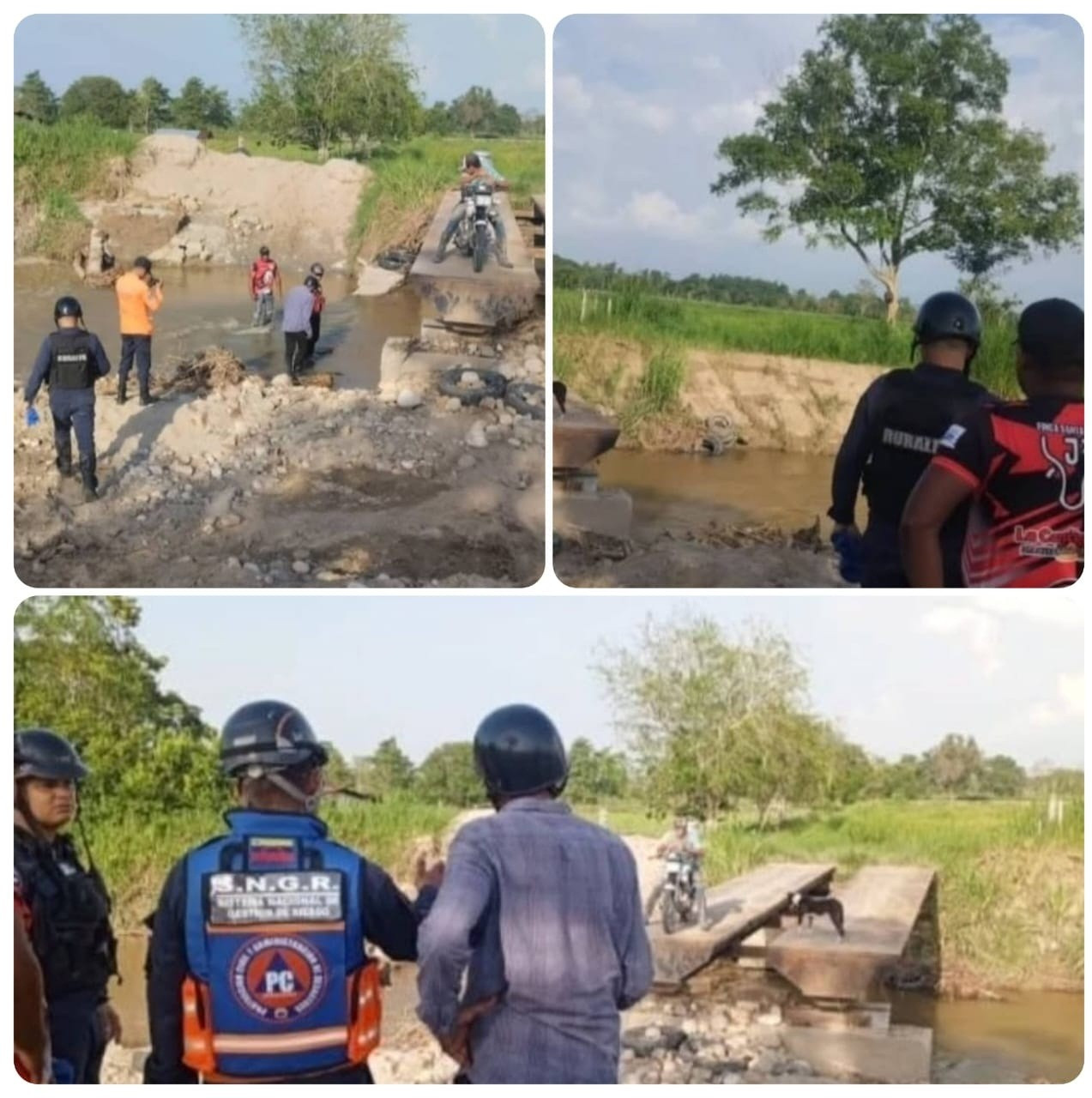 Diario Frontera, Frontera Digital,  El Vigía Panamericana, ,La situación ha dejado incomunicados a numerosos productores agrícolas del sector Kilómetro 12 de Capazón, en la parroquia Santa Elena de Arenales, municipio Obispo Ramos de Lora,Crecida del río compromete el puente Gavilanes 
y deja aislados a productores agrícolas