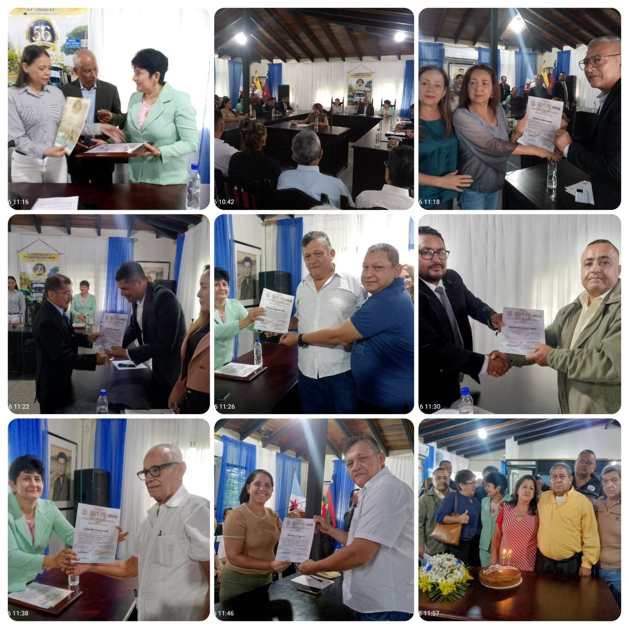 Frontera Digital,  El Vigía Panamericana,  Concejo Municipal otorgó 30 reconocimientos a fundadores de la Línea Monumental