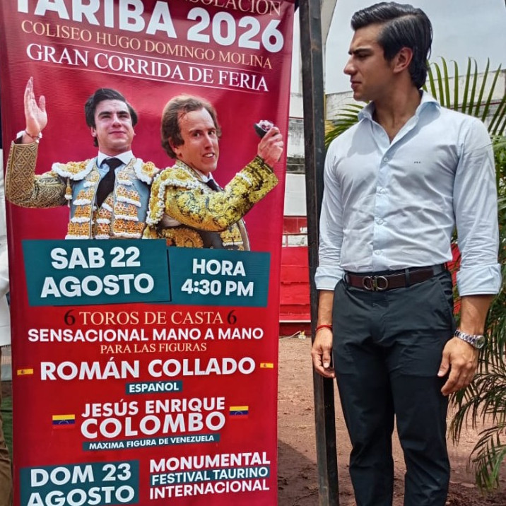 Frontera Digital, Diario Frontera, Táriba tiene toros en el marco de su Feria de la Virgen de la Consolación