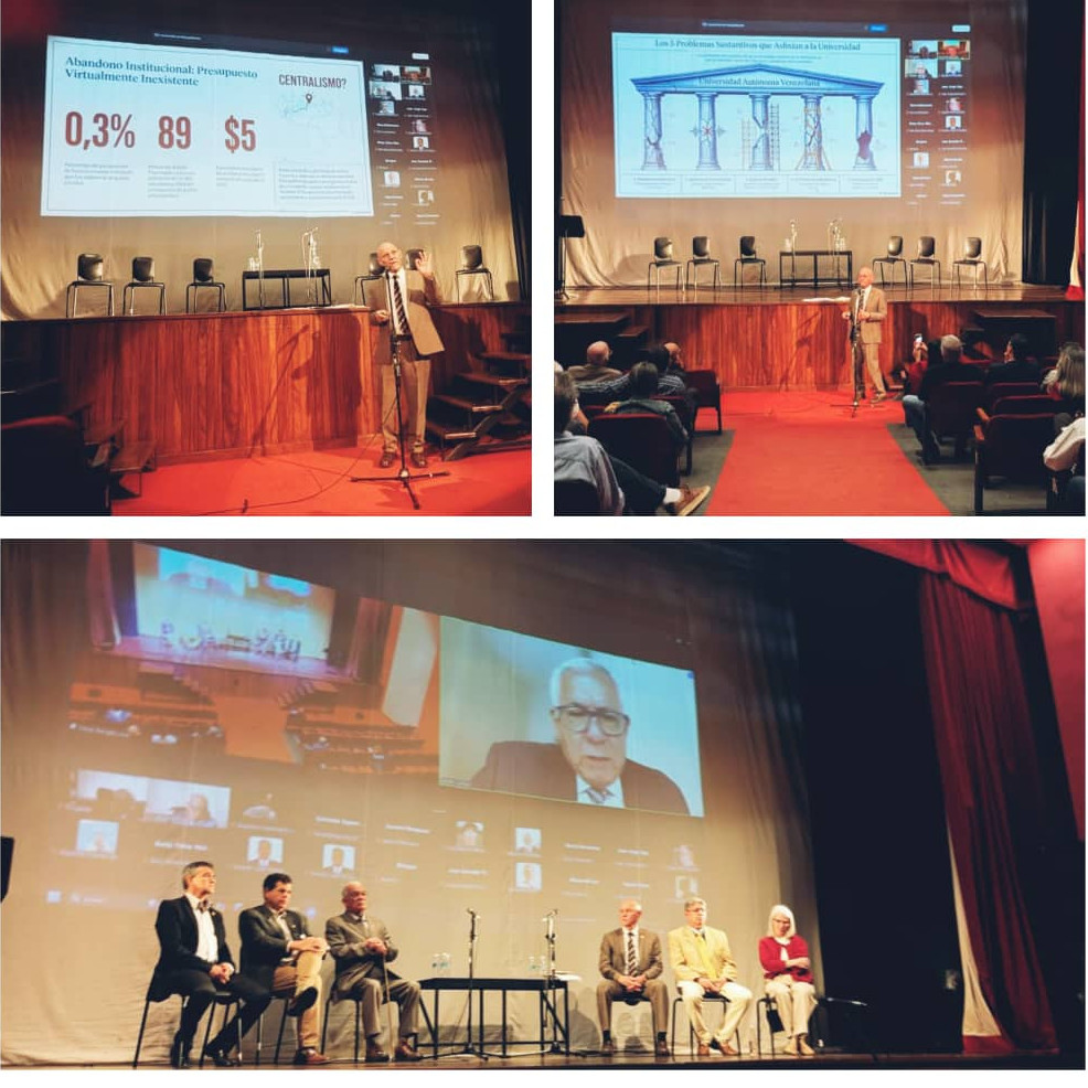 Frontera Digital, Diario Frontera, Bonucci en foro con exrectores: “Reconstrucción del país es inseparable 
de recuperación de las universidades"