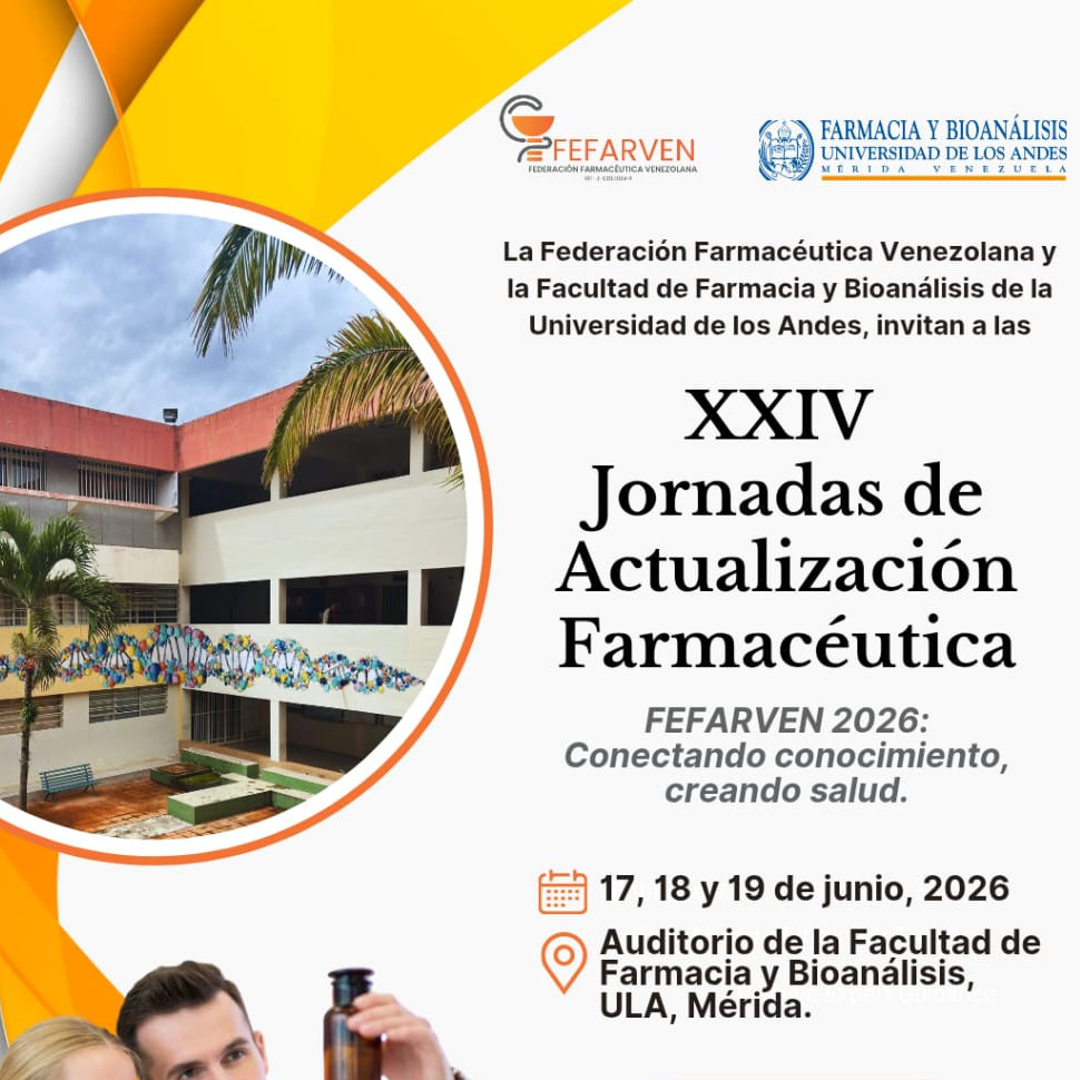 Frontera Digital,  Regionales,  Jornadas de Actualización Farmacéutica en la ULA: 
antesala de Asamblea Nacional Fefarven 2026