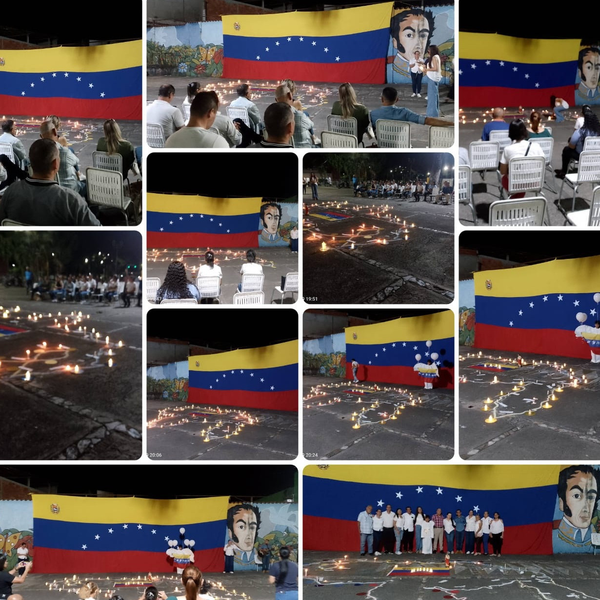 Frontera Digital, Diario Frontera, Exitoso resultó el Velatón por Venezuela en El Vigía