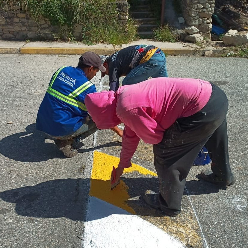 Frontera Digital, Diario Frontera, Alcaldía de Mérida continúa plan de demarcación vial en el municipio