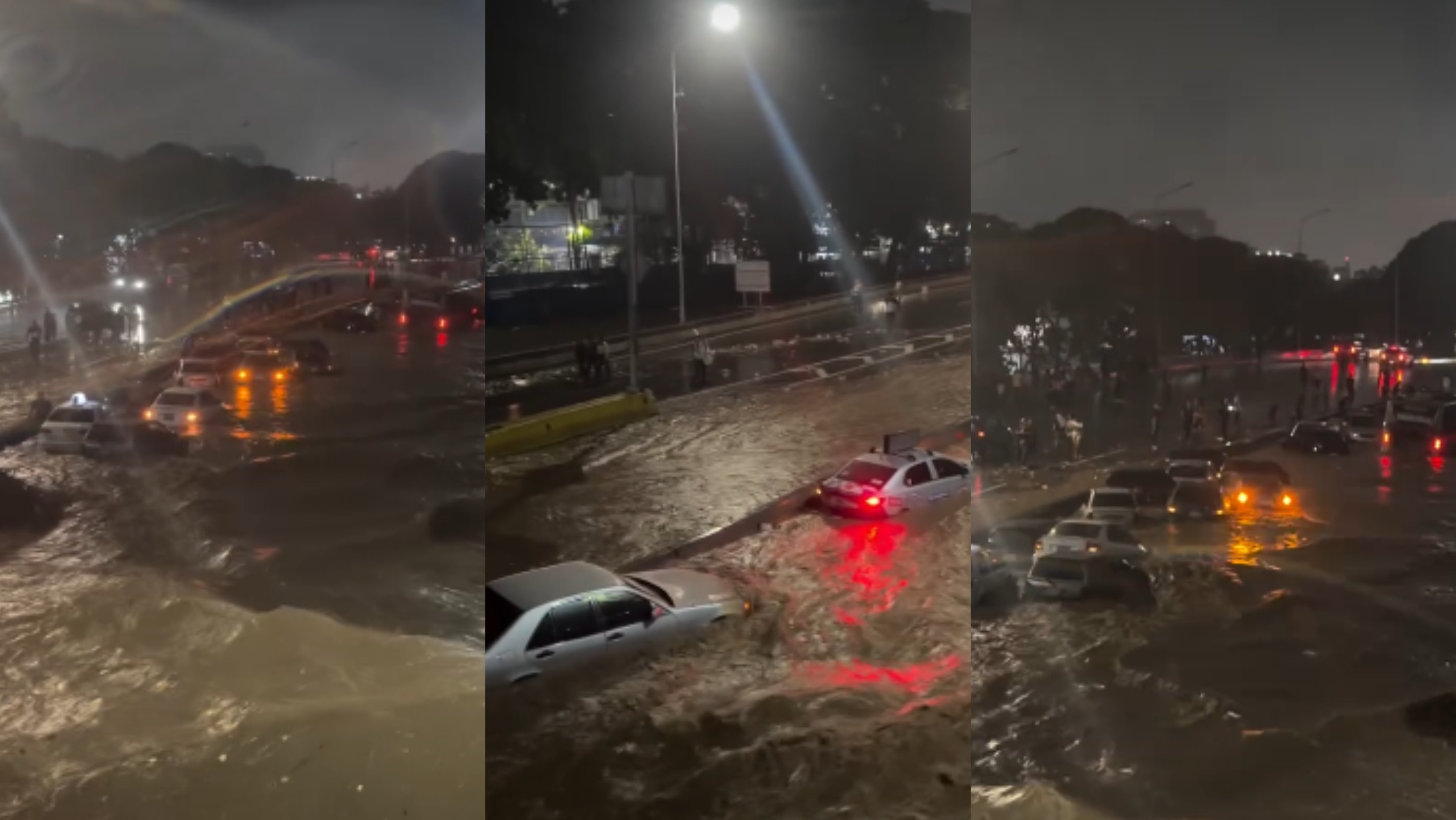 Diario Frontera, Frontera Digital,  Nacionales, ,Las autoridades exhortaron a la ciudadanía a evitar transitar por la autopista Valle‑Coche,Colapso en la autopista Valle‑Coche por lluvias la noche de este sábado