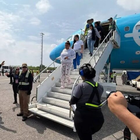 Frontera Digital, Diario Frontera, Llegaron a Venezuela 192 repatriados en un vuelo procedente de Estados Unidos