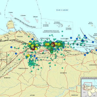 Diario Frontera, Frontera Digital,  Nacionales, ,Funvisis muestra sismicidad acumulada en Venezuela 
durante 1.368 horas tras los eventos del 24 de junio