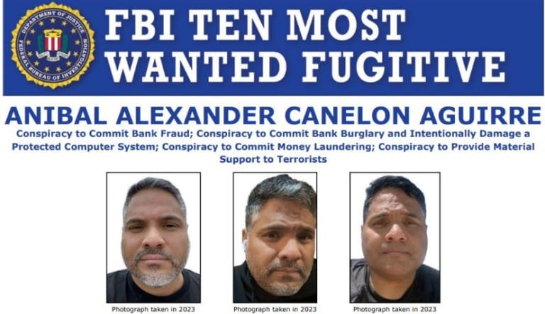 Diario Frontera, Frontera Digital,  Internacionales, ,Patel anunció que la agencia logró capturar a los diez fugitivos que integraban su lista de los más buscados, tras la localización y arresto de Canelón Aguirre en Venezuela durante el fin de semana,FBI captura en Venezuela a alias “El ingeniero”, fugitivo incluido en lista de los 10 más buscados
