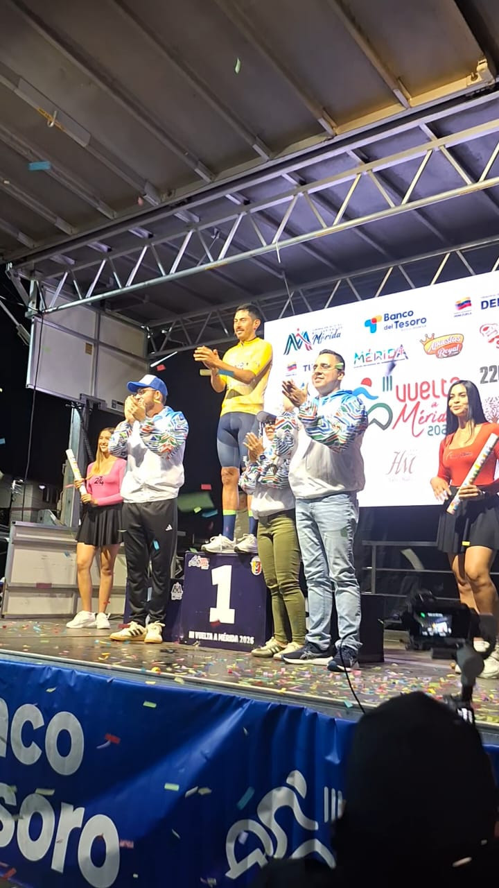 Diario Frontera, Frontera Digital,  Deportes, ,Peña dominó el ascenso con un tiempo excepcional de 16 minutos, 7 segundos y 6 centésimas,Dominio Colombiano en la Primera Etapa de la Tercera Vuelta a Mérida