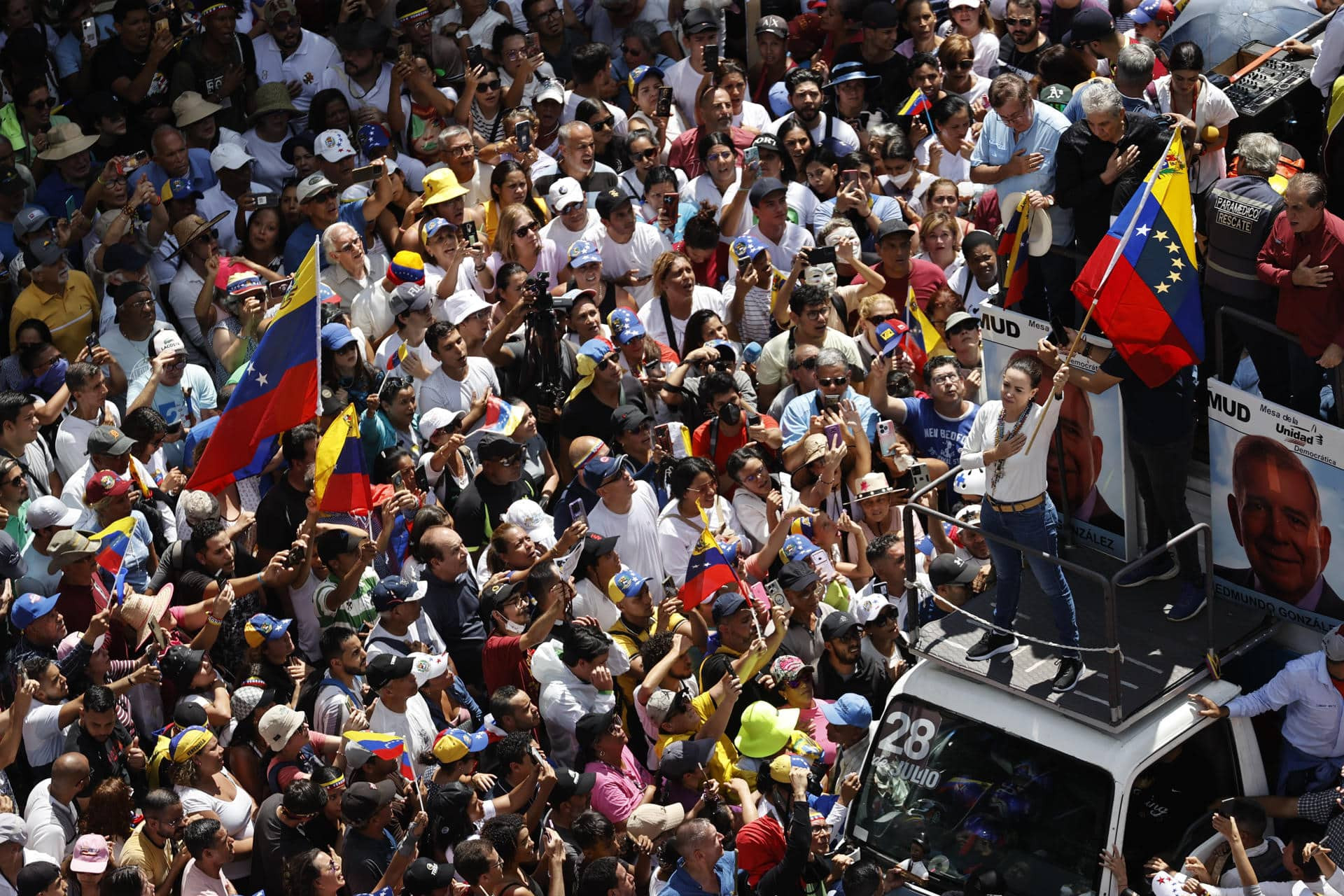Diario Frontera, Frontera Digital,  Politica, ,La organización pidió a sus seguidores mantenerse atentos a la información sobre los puntos de encuentro establecidos en cada estado.,Domingo #27Sep | Comando con Venezuela anuncia movilización nacional por el retorno de María Corina