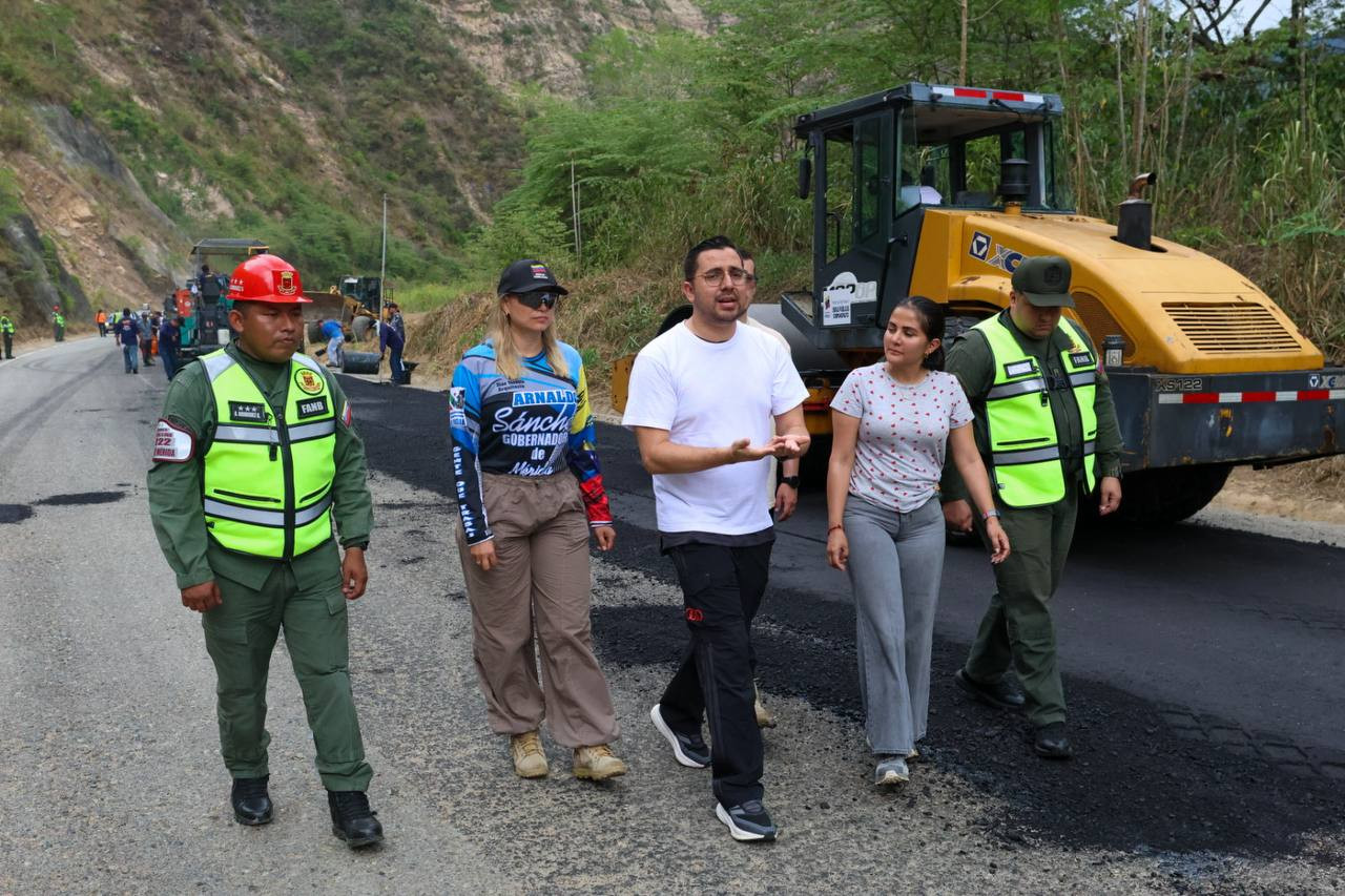 Diario Frontera, Frontera Digital,  Panamericana, ,El gobernador también agradeció el apoyo de la presidenta Delcy Rodríguez y del vicepresidente de Servicios y Obras Públicas, Juan José Ramírez, por la inversión asignada para el estado,Gobernación de Mérida verterá 1400 toneladas de asfalto en la Local 008