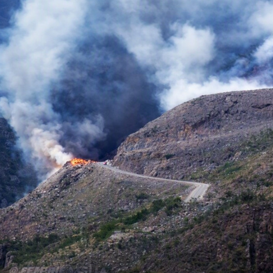 Frontera Digital,  Regionales,  Nuevo incendio en “Lomas del Calvario” 
evidencia la inoperancia en la gestión de desechos