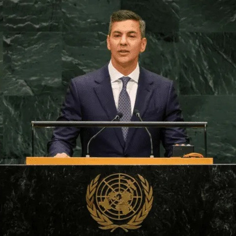 Frontera Digital,  Internacionales,  Santiago Peña en la ONU: “Quiero para Venezuela lo que mi país logró, una transición democrática real y duradera”
