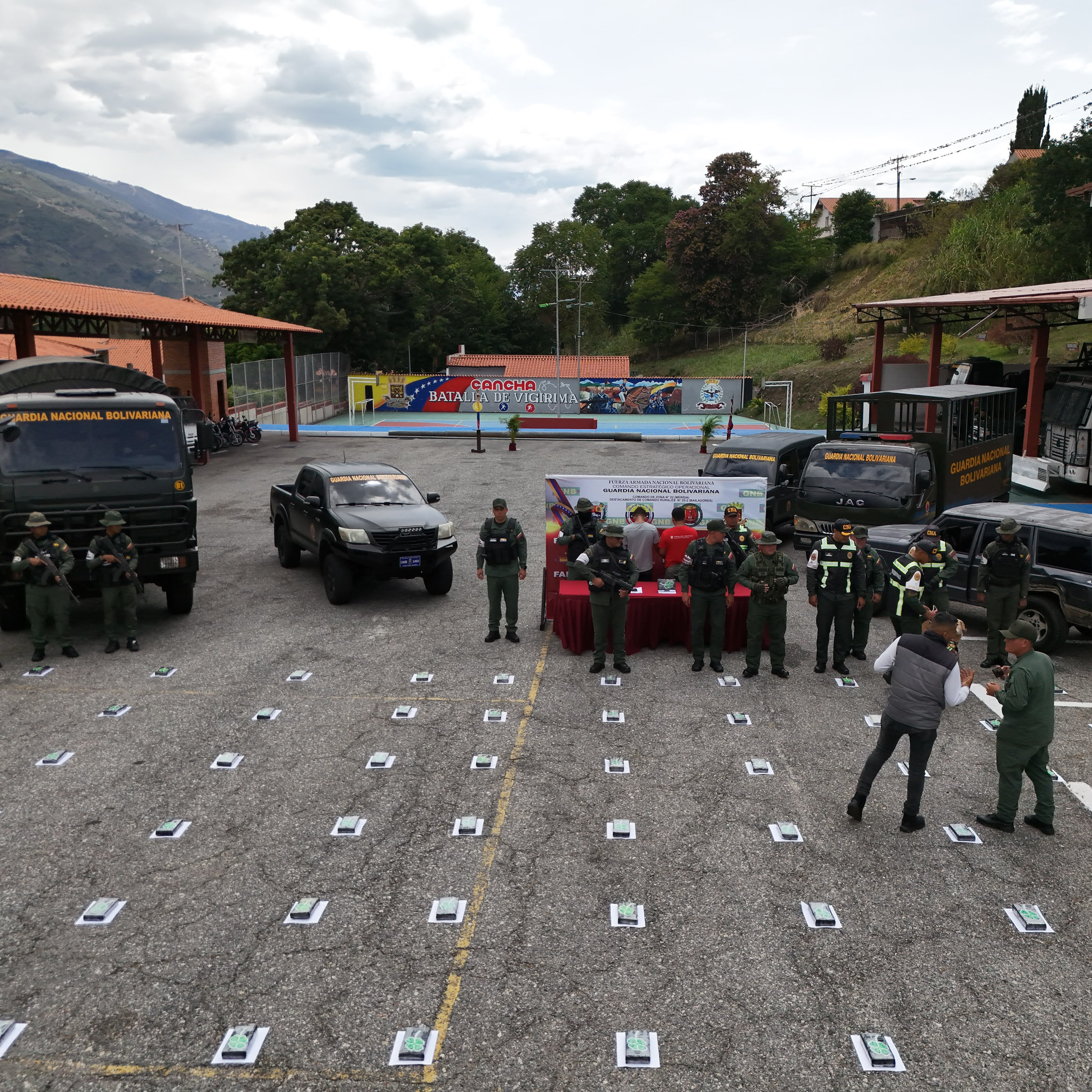 Frontera Digital, Diario Frontera, GNB incautó 660 panelas de marihuana y cocaína en Santa Cruz de Mora estado Mérida