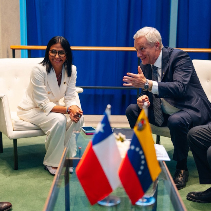 Frontera Digital,  Nacionales,  Delcy Rodríguez: “Chile y Venezuela vuelven a encontrarse a través del diálogo y la diplomacia”