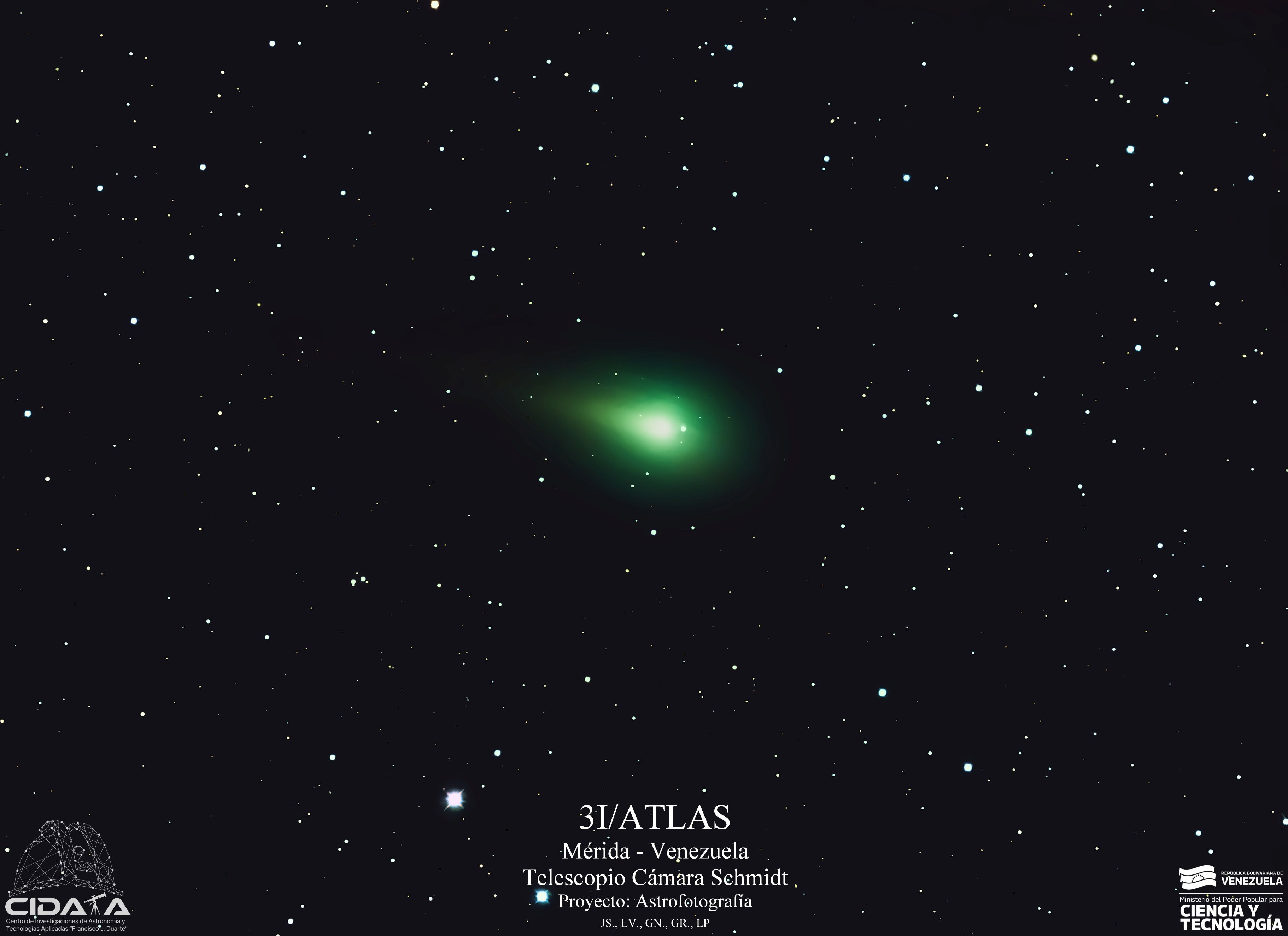 Diario Frontera, Frontera Digital,  Tecnología, ,Desde el OAN el Gobierno Bolivariano del presidente Nicolás Maduro, aporta valiosos datos sobre el comportamiento de este cuerpo celeste en su paso por el sistema solar,Avanza observación del 3I/ATLAS desde el Observatorio Astronómico Nacional de Venezuela