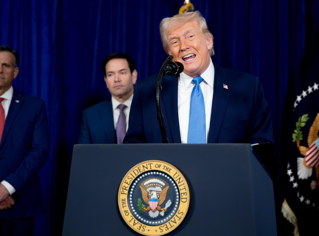 Diario Frontera, Frontera Digital,  Internacionales, ,El presidente de Estados Unidos, Donald Trump. | Foto: EFE/EPA/NICOLE COMBEAU / POOL,Trump advierte a Delcy Rodríguez de que si no actúa bien acabará peor que Maduro