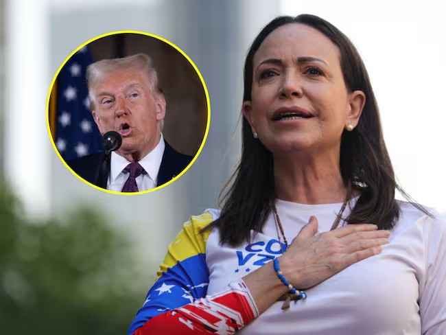 Diario Frontera, Frontera Digital,  Internacionales, ,DonaldTrump, mandatario estadounidense, informó que la líder opositora venezolana, María Corina Machado, viajará a Washington y prevé reunirse con ella la semana que viene,Trump confirma que se reunirá con María Corina en EE. UU. la próxima semana: "Me interesa saludarla"