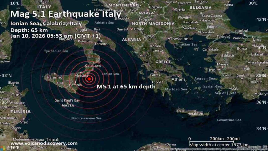 Diario Frontera, Frontera Digital,  Internacionales, ,Terremoto sur de Italia,Terremoto de magnitud 5,1 sacude la costa sur de Italia