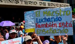Diario Frontera, Frontera Digital,  Nacionales, ,Maestros venezolanos piden la libertad de los presos políticos y el cese de la persecución