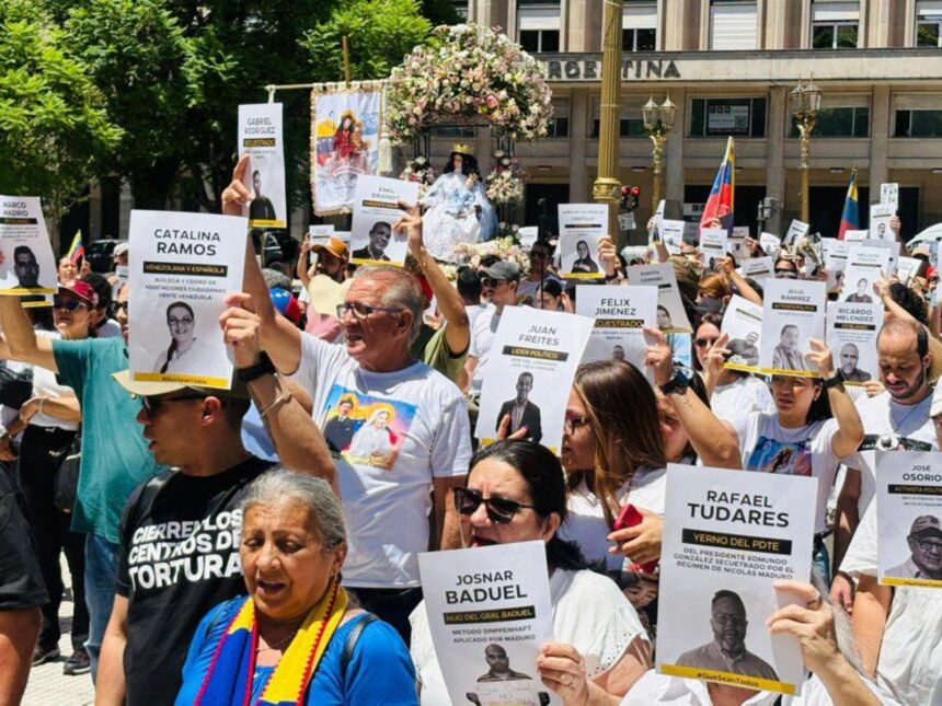 Diario Frontera, Frontera Digital,  Internacionales, ,Migrantes venezolanos en Argentina pidieron la liberación de los presos políticos