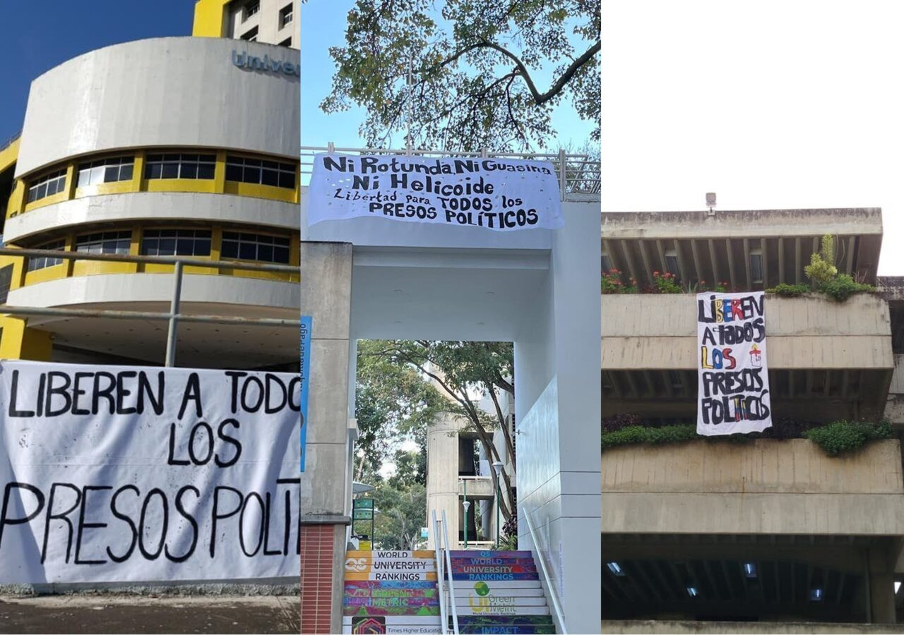 Diario Frontera, Frontera Digital,  Nacionales, ,Estudiantes universitarios exigen con pancartas y marchas la liberación de los presos políticos