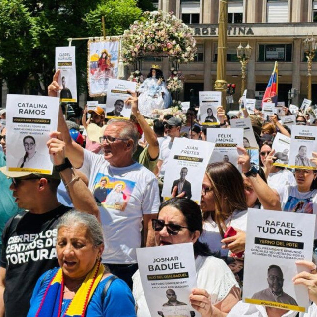 Diario Frontera, Frontera Digital,  Internacionales, ,Migrantes venezolanos en Argentina pidieron la liberación de los presos políticos