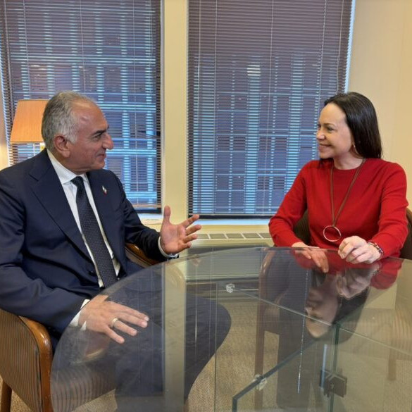Diario Frontera, Frontera Digital,  Politica, ,María Corina Machado y el hijo del sha de Persia se reúnen para tratar el futuro de Venezuela e Irán