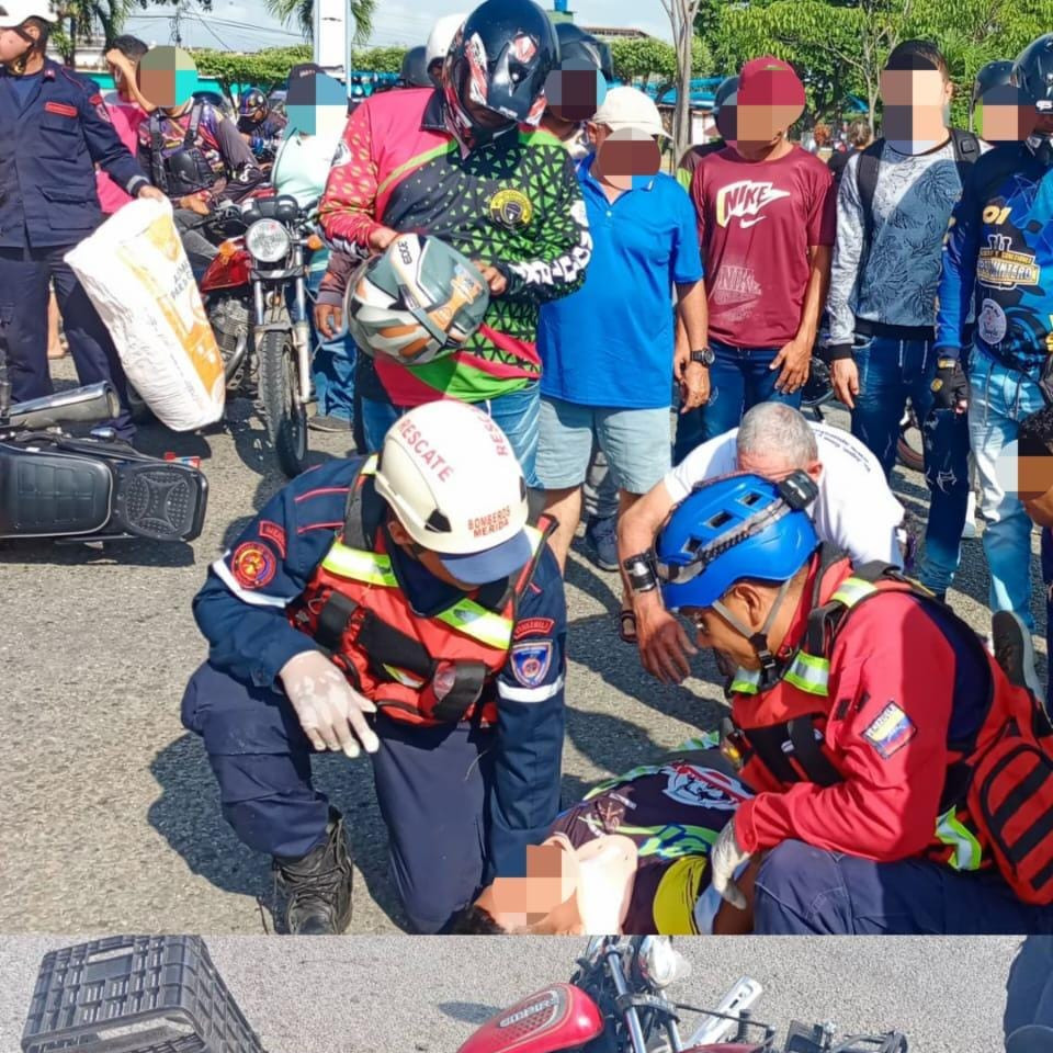 Diario Frontera, Frontera Digital,  Sucesos, ,Ciudadano resultó lesionado tras una colisión entre dos motos El Vigía