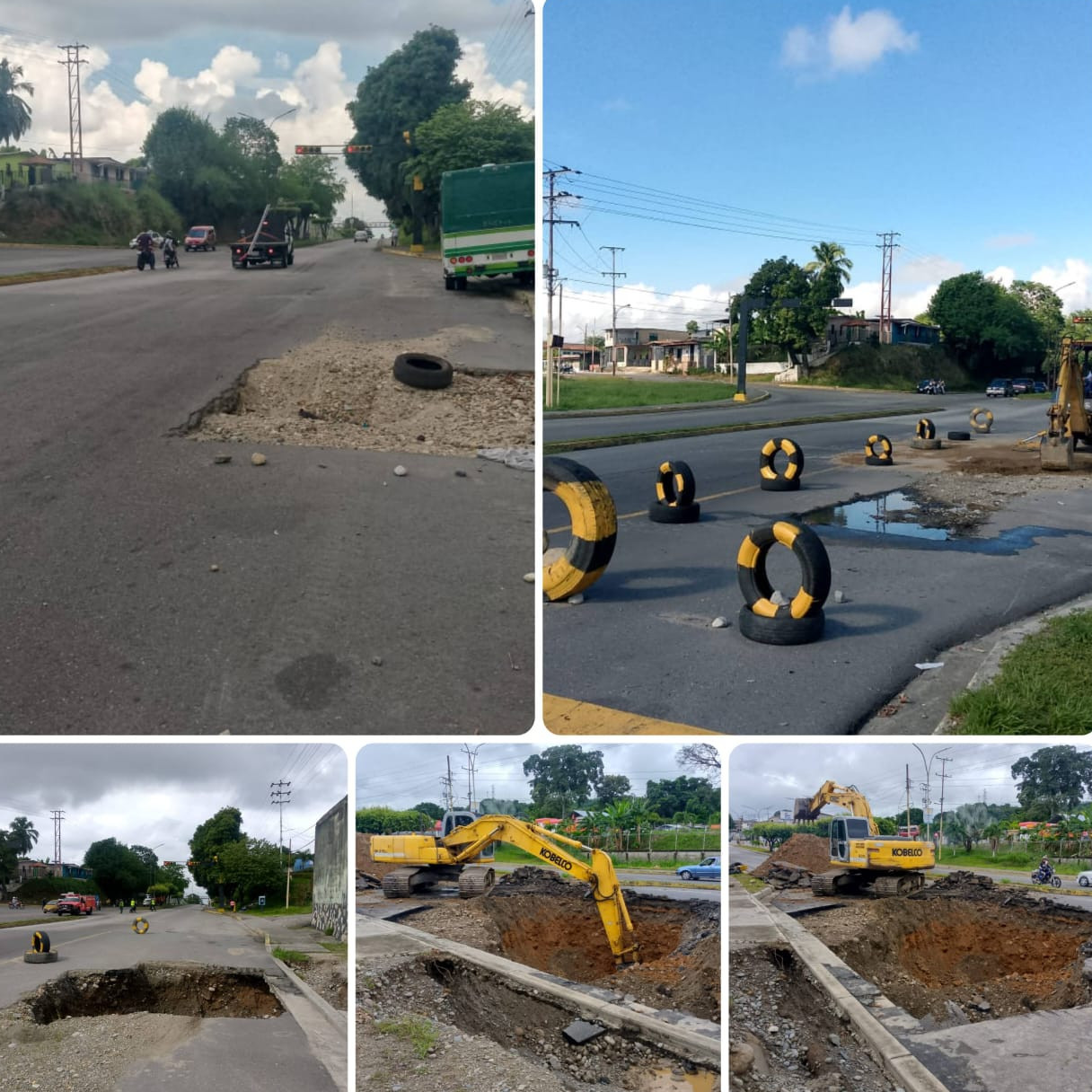 Diario Frontera, Frontera Digital,  El Vigía Panamericana, ,Ingeniería Municipal de Alberto Adriani rehabilitó tramo 
de la avenida Don Pepe Rojas tras hundimiento