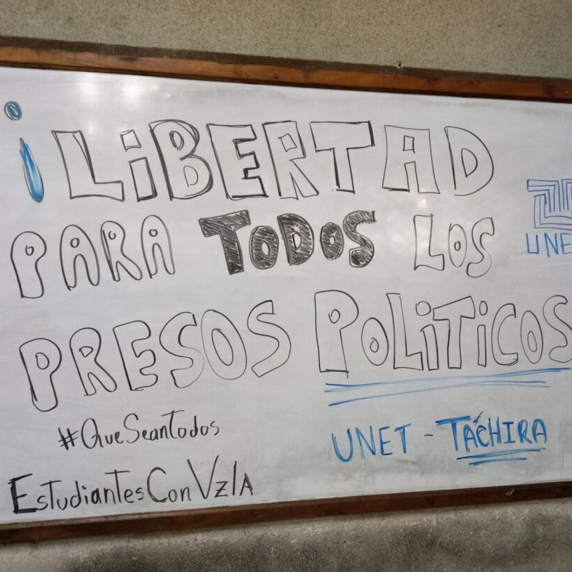 Diario Frontera, Frontera Digital,  Nacionales, ,Mensajes de protesta por los presos políticos aparecen en al menos 20 universidades del país