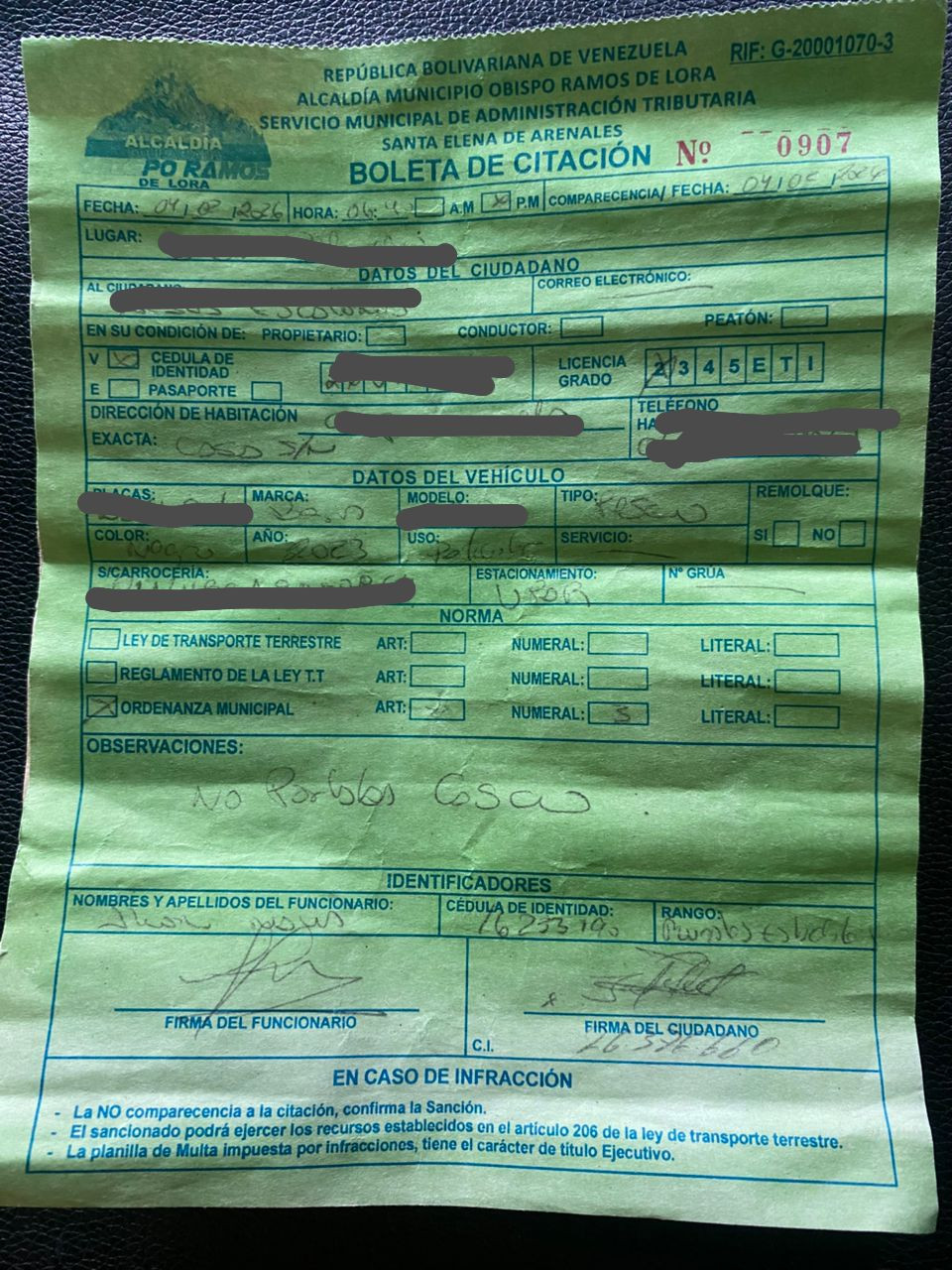 Diario Frontera, Frontera Digital,  El Vigía Panamericana, ,‎Motorizados denuncian irregularidades en operativos de tránsito