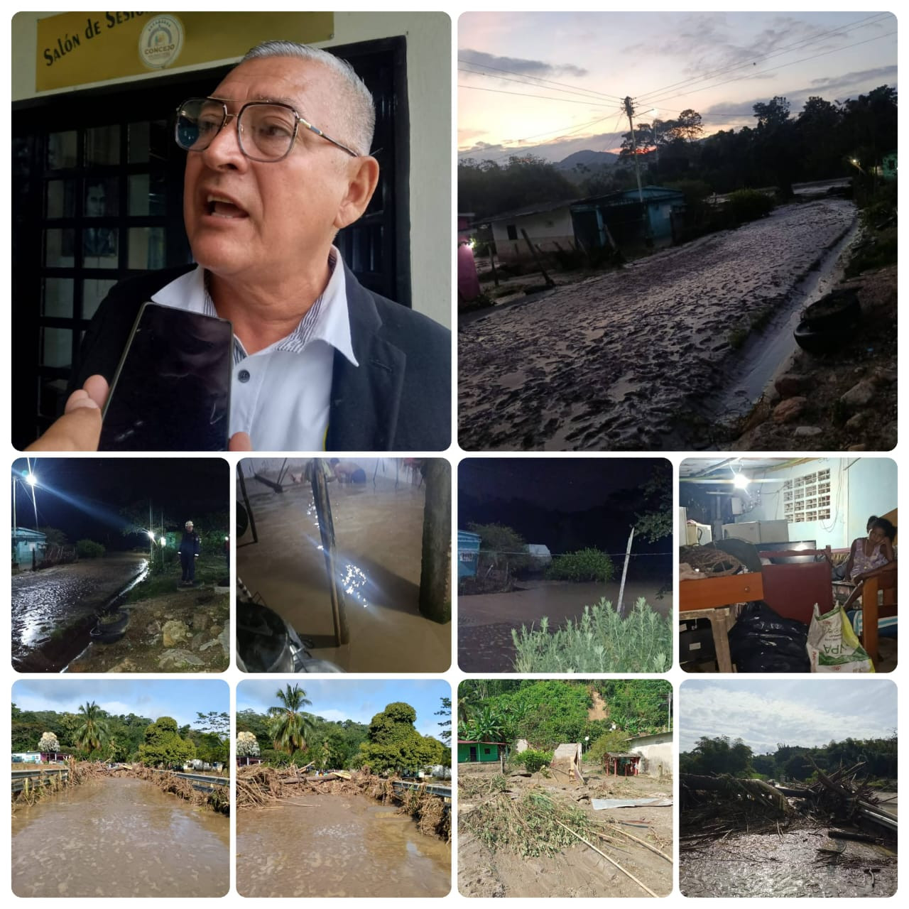 Diario Frontera, Frontera Digital,  El Vigía Panamericana, ,Tres parroquias se vieron afectadas por las lluvias de las últimas horas en El Vigía