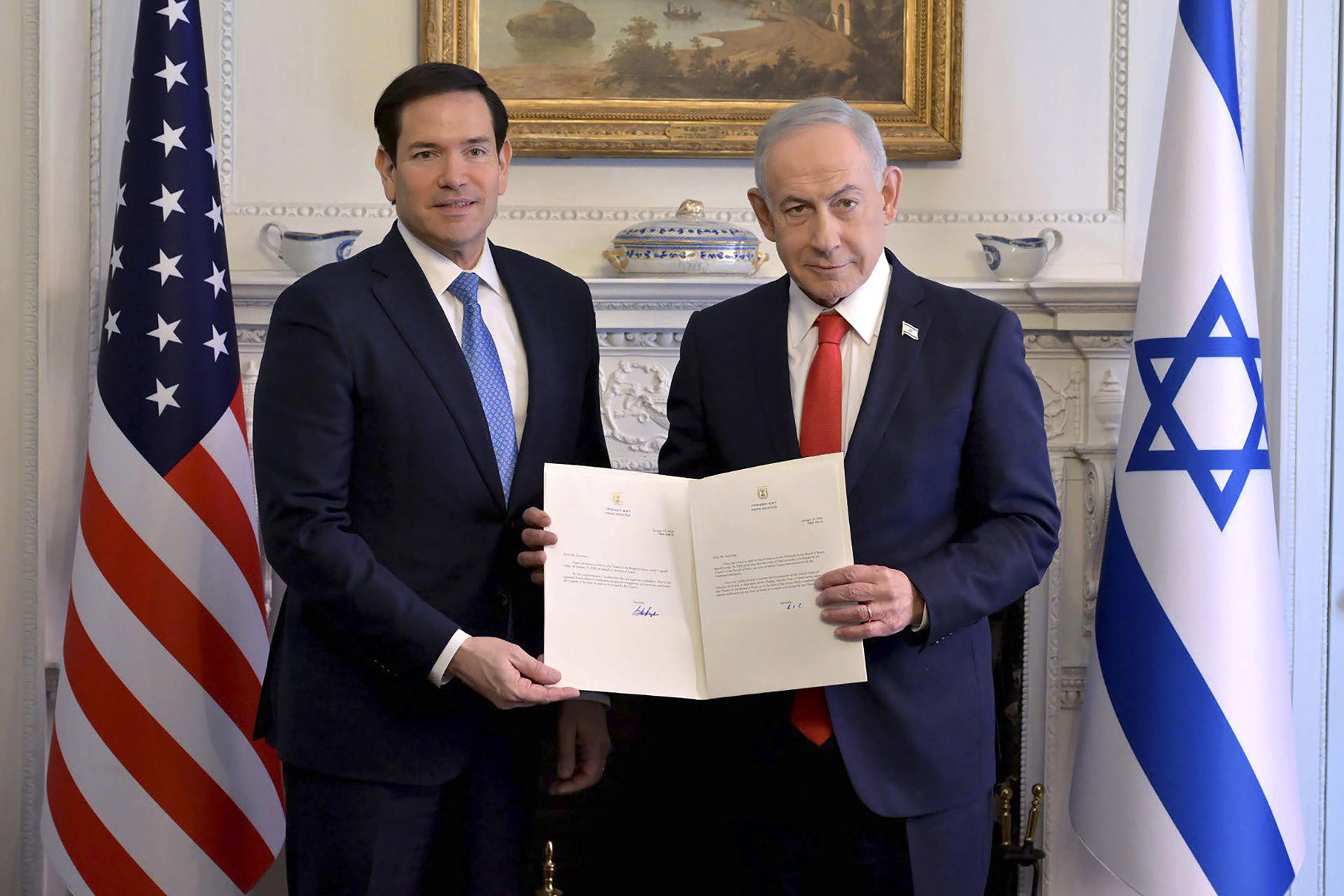 Diario Frontera, Frontera Digital,  Internacionales, ,Netanyahu firmó en EEUU la adhesión de Israel a la Junta de Paz que impulsa Trump