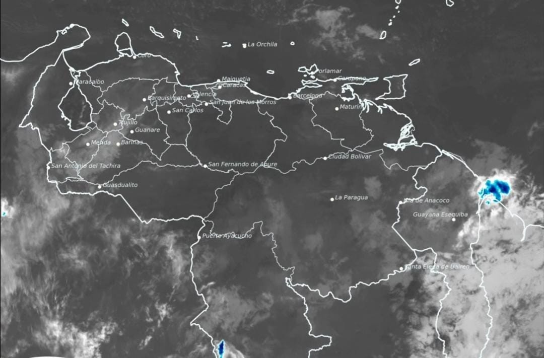 Diario Frontera, Frontera Digital,  Nacionales, ,Lluvias dispersas y cielo parcialmente nublado en Venezuela, según el Inameh