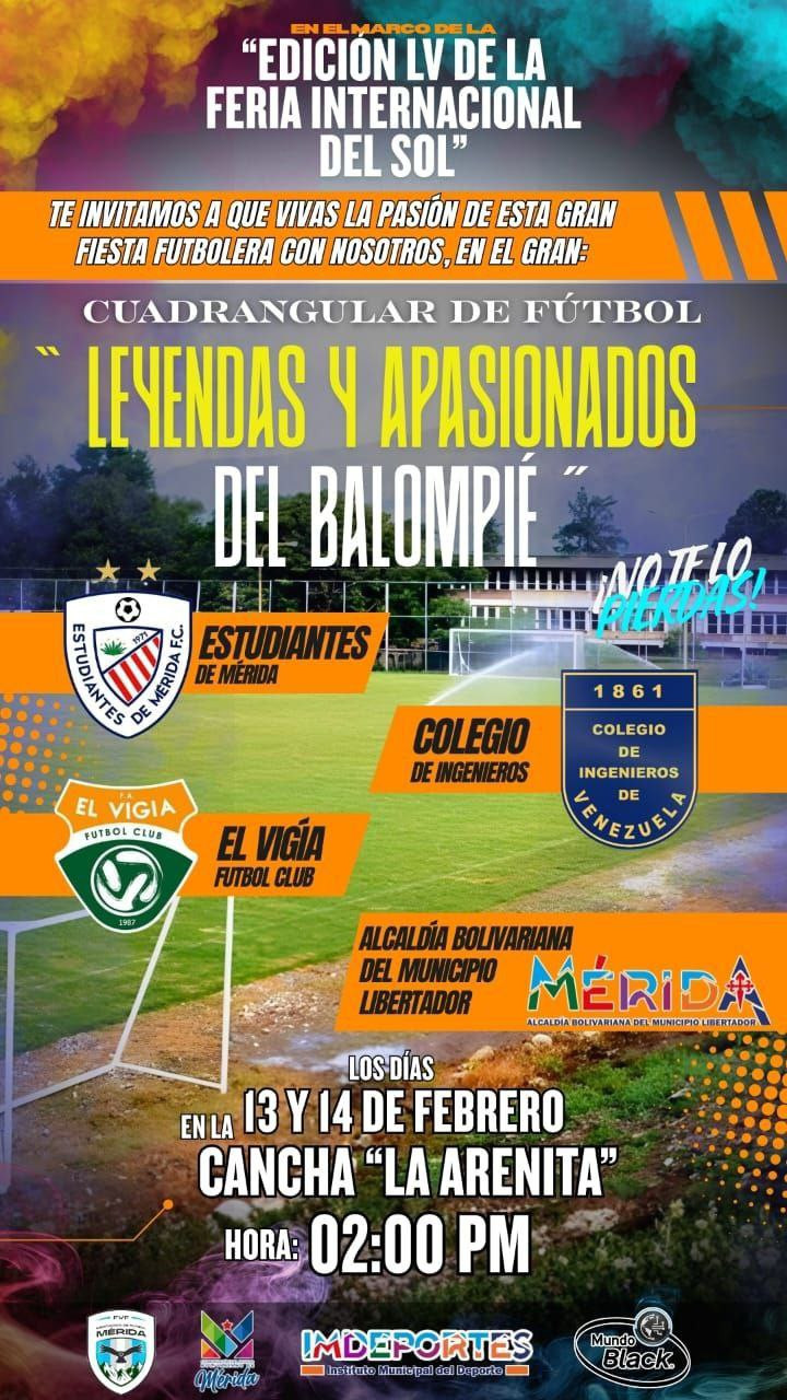 Diario Frontera, Frontera Digital,  Deportes, ,Mérida se viste de entusiasmo con el cuadrangular “Leyendas y apasionados del balompié”