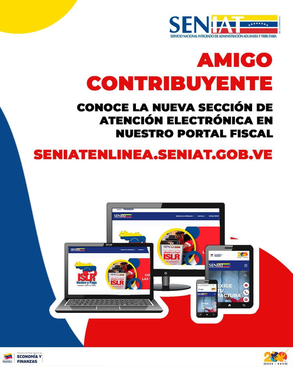 Diario Frontera, Frontera Digital,  Regionales, ,Seniat en línea,Seniat pone a disposición nueva sección de Atención Electrónica
