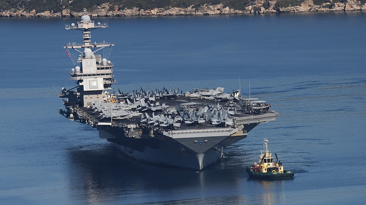 Diario Frontera, Frontera Digital,  Internacionales, ,USS Gerald R. Ford llega a Israel en plena tensión con Irán