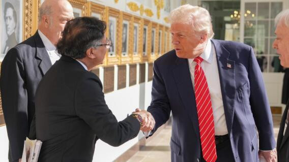 Diario Frontera, Frontera Digital,  Internacionales, ,Trump recibe a Petro en la Casa Blanca en una reunión histórica y a puerta cerrada