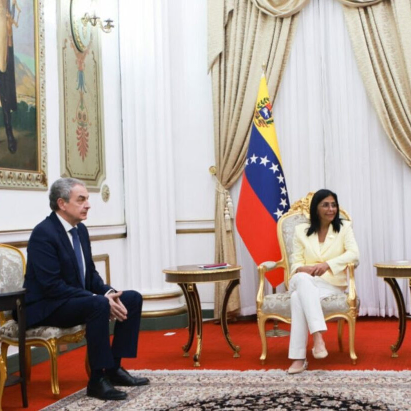 Diario Frontera, Frontera Digital,  Nacionales, ,José Luis Rodríguez Zapatero se reunió con Delcy Rodríguez en el Palacio de Miraflores