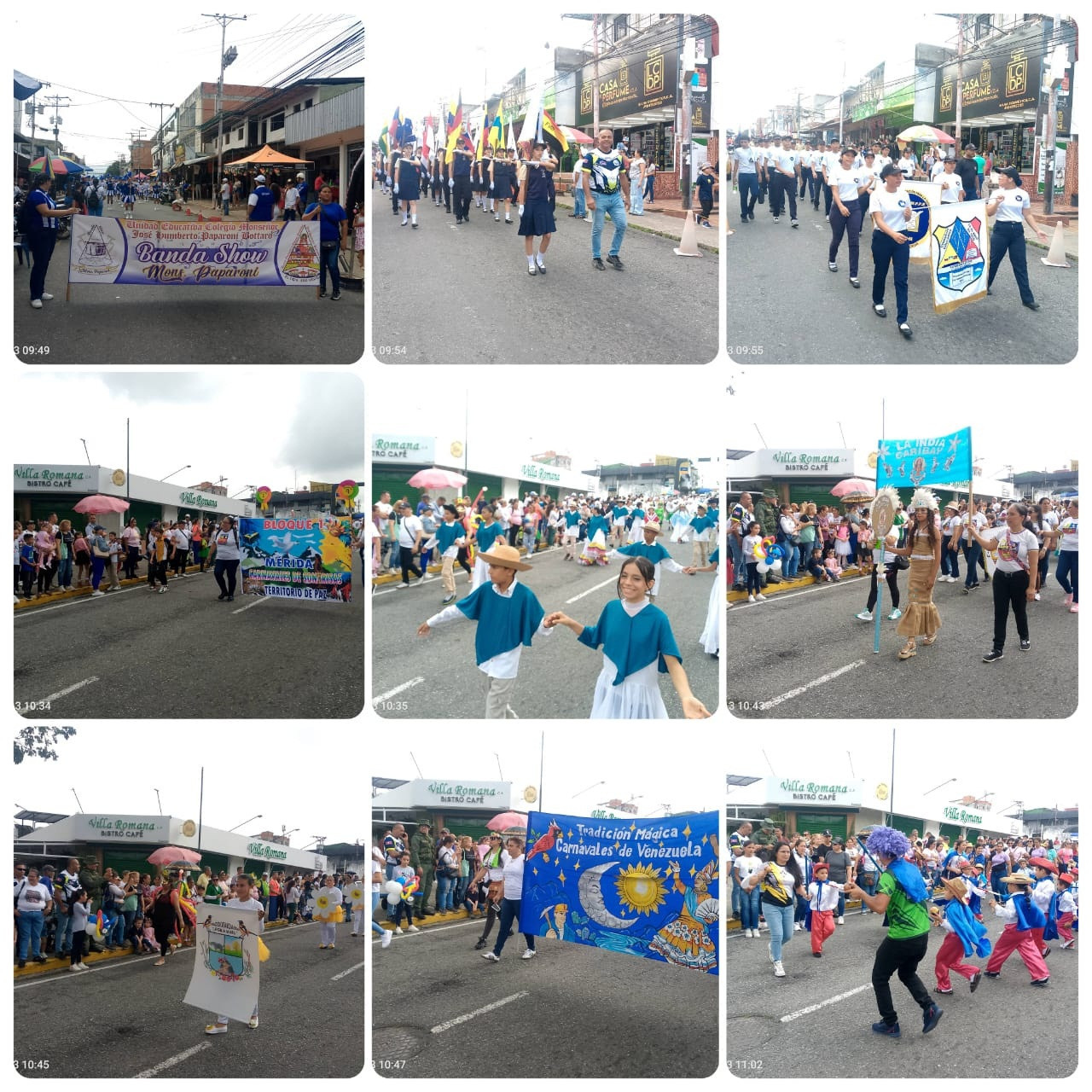 Diario Frontera, Frontera Digital,  El Vigía Panamericana, ,132 instituciones educativas desfilaron 
“Alusivo a la paz” en carnaval de El Vigía