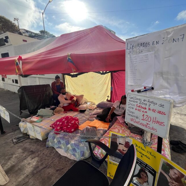 Diario Frontera, Frontera Digital,  Nacionales, ,Familiares de presos políticos cumplieron 120 horas en huelga de hambre frente a Zona 7