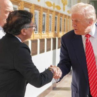Diario Frontera, Frontera Digital,  Internacionales, ,Trump recibe a Petro en la Casa Blanca en una reunión histórica y a puerta cerrada