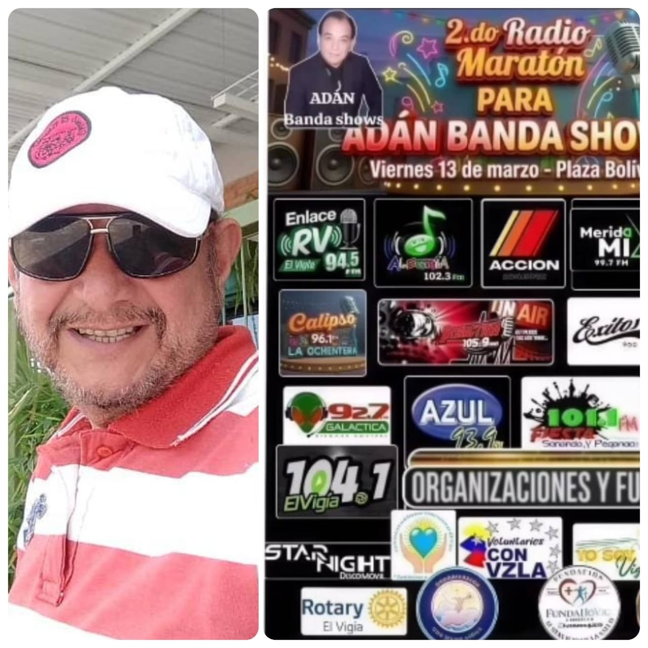 Diario Frontera, Frontera Digital,  El Vigía Panamericana, ,Segundo radio maratón en beneficio de Adán Uzcategui en El Vigía