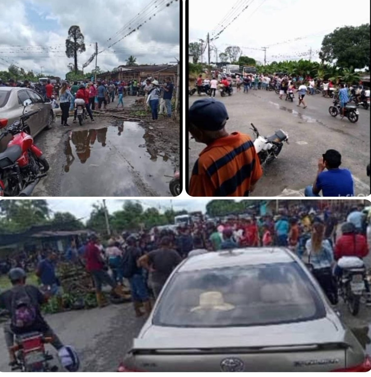 Diario Frontera, Frontera Digital,  Panamericana, El Vigía Panamericana, ,Debido a la protesta, el paso por el puente en construcción sobre el Caño Arenoso quedó totalmente restringido,Productores exigen canalización del Caño Arenoso 
y bloquean paso entre Caja Seca y Arapuey