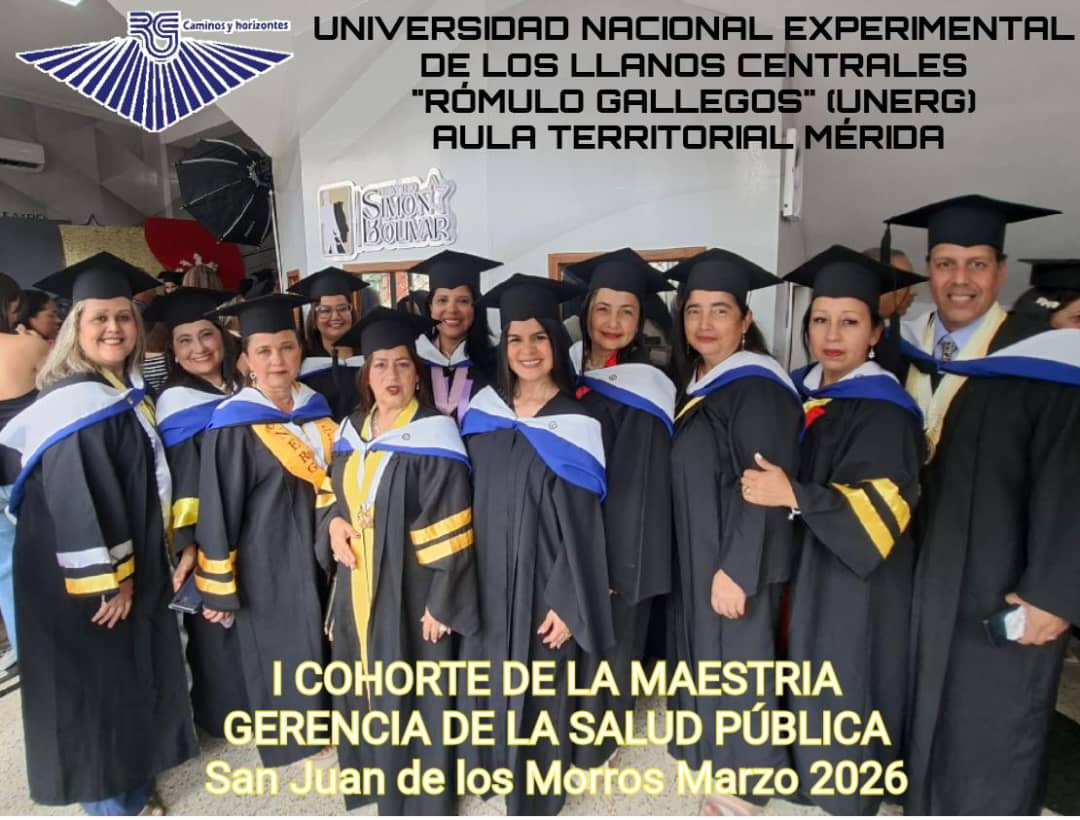 Diario Frontera, Frontera Digital,  Regionales, ,La invitación es a la comunidad en general a participar de las oportunidades de estudio que brinda la Universidad Rómulo Gallegos,Con gran éxito la Universidad Nacional Experimental Rómulo Gallegos (UNERG) culminó 
en Mérida la 1era cohorte de la Maestría en Gerencia de la Salud Pública.