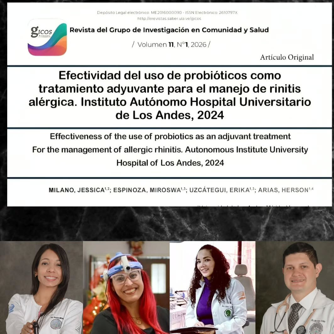 Diario Frontera, Frontera Digital,  Regionales, ,Estudio del Iahula sobre probióticos y rinitis alérgica obtiene proyección en la Revista GICOS