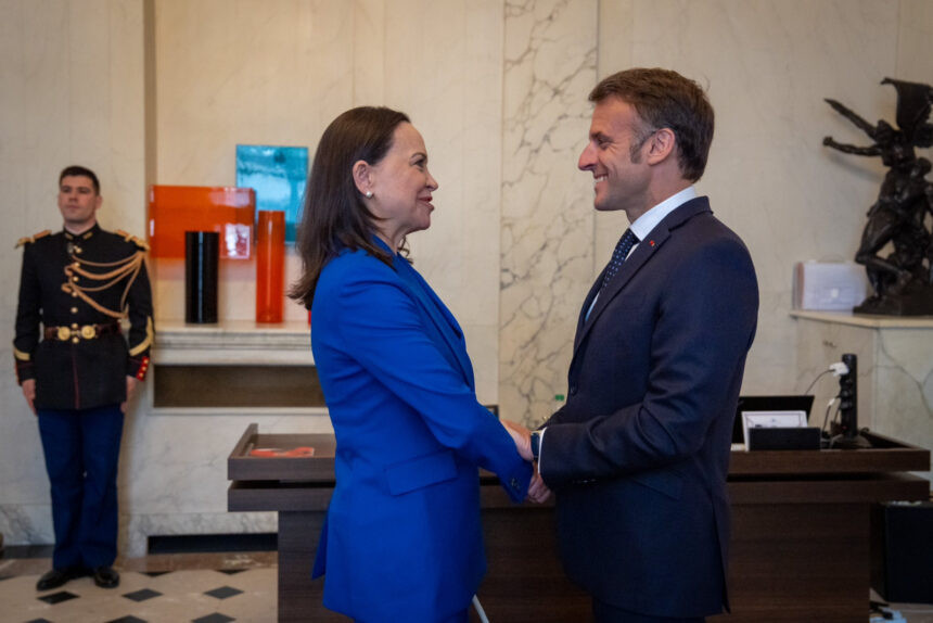 Diario Frontera, Frontera Digital,  Internacionales, ,Macron conversó con Machado sobre la importancia de una “transición democrática” en Venezuela
