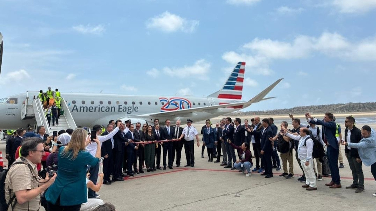 Diario Frontera, Frontera Digital,  Nacionales, ,Aterrizó en Maiquetía el primer vuelo directo EEUU-Venezuela luego de siete años de conexiones suspendidas