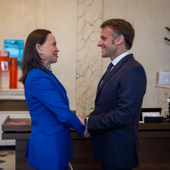 Diario Frontera, Frontera Digital,  Internacionales, ,Macron conversó con Machado sobre la importancia de una “transición democrática” en Venezuela