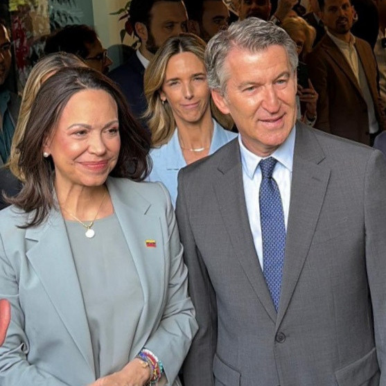 Diario Frontera, Frontera Digital,  Internacionales, ,Feijóo recibió a María Corina Machado en Madrid y elogió su valentía